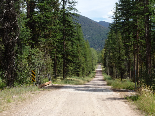 GDMBR: Creek crossing, we are approaching the Monture Work Center.